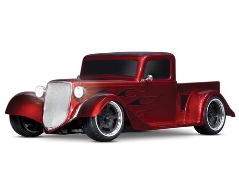 Traxxas 4-Tec 3.0 1/10 RTR Touring Car w/Factory Five &#39;35 Hot Rod Truck Body (Red) &amp; TQ 2.4GHz Radio System TRA93034-4-RED