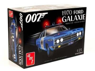 AMT 1/25 1970 Ford Galaxie Police Car James Bond AMT1172M