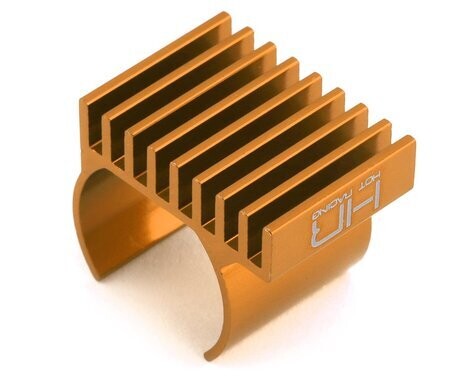 Hot Racing Axial SCX24 030 Motor Heat Sink (Gold) HRASXTF030H04
