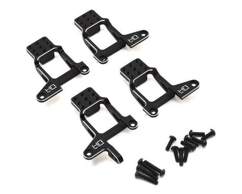 Hot Racing Traxxas TRX-4 Aluminum Shock Tower Hoops (Black) HRATRXF28M01