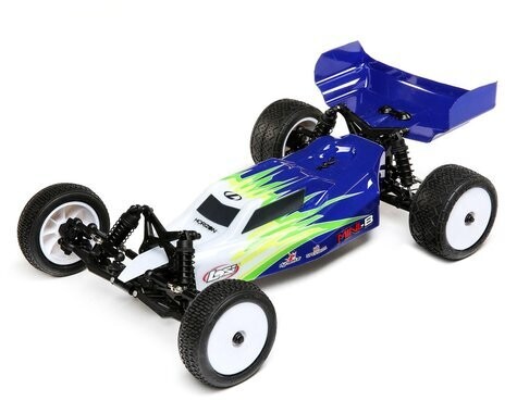 Losi Mini-B 1/16 RTR 2WD Buggy (Blue) w/2.4GHz Radio, Battery &amp; Charger LOS01016T1