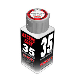 Racers Edge 35 Weight, 425cSt, 70ml 2.36oz Pure Silicone Shock Oil RCE3235