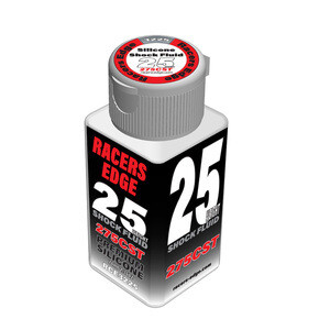 Racers Edge 25 Weight, 275cSt, 70ml 2.36oz Pure Silicone Shock Oil RCE3225