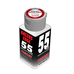 Racers Edge 55 Weight, 725cSt, 70ml 2.36oz Pure Silicone Shock Oil RCE3255