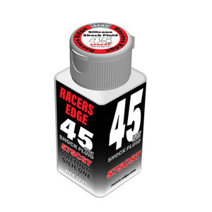 Racers Edge 45 Weight, 575cSt, 70ml 2.36oz Pure Silicone Shock Oil RCE3245