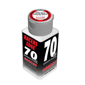 Racers Edge 70 Weight, 900cSt, 70ml 2.36oz Pure Silicone Shock Oil RCE3270