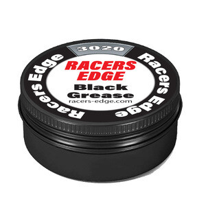 Racers Edge Black Grease (8ml) in Black Aluminum Tin w/Screw On Lid RCE3020