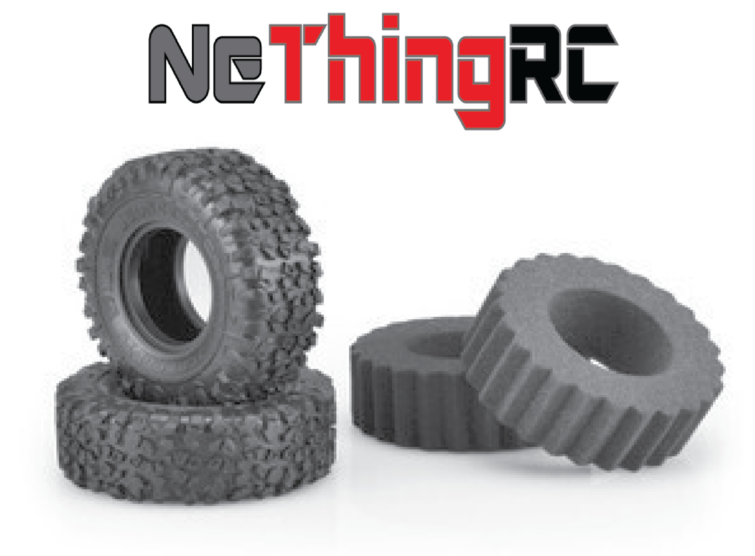 Jconcepts Landmines, Green Compound, 1.9&quot; (4.19&quot; O.D.) Scale Country Tires JCO316402