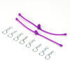DuBro Body Klip Retainers w/Body Clips (Purple) DUB2250