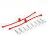 DuBro Body Klip Retainers w/Body Clips (Red) DUB2248