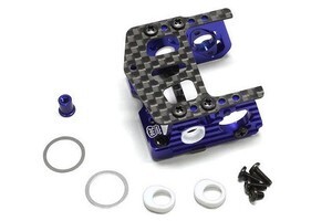 Kyosho Route 246 Mini-Z MR-03 RM Aluminum Motor Pod (Blue) KYOR246-1203B