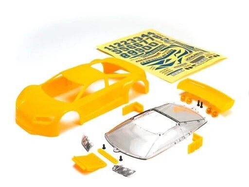 JOMUREMA Mini-Z GT01 Car Body Set Orange JOM280359