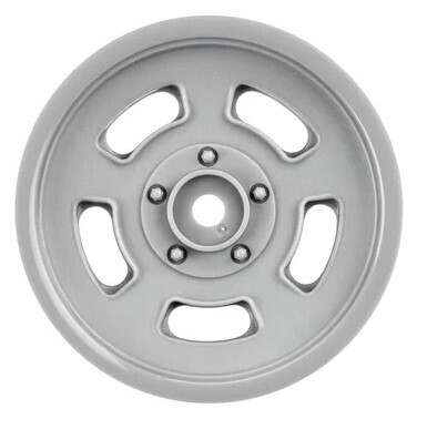 Pro-Line Slot Mag Drag Spec 2.2&quot; Front Drag Racing Wheels (Stone Grey) w/12mm Hex PRO279205