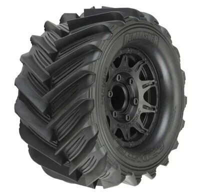 Pro-Line Demolisher 2.8&quot; Pre-Mounted Tires w/Raid 6x30 Wheels (2) (Black) w/Removable Hex PRO1019610