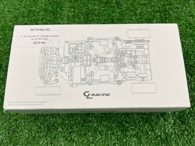 GL Racing GLR-GT 1/28 RWD Chassis w/ Servo GL-GT-001-NES