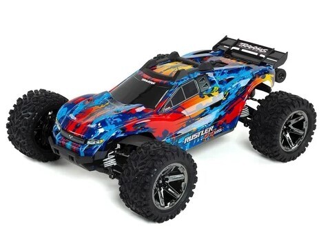 Traxxas Rustler 4X4 VXL Brushless RTR 1/10 4WD Stadium Truck (Red) w/TQi 2.4GHz Radio &amp; TSM TRA67076-4-RED