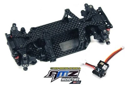 Atomic AMZ 1/27 Micro 4WD Touring Car Kit AMZ001-EXKT