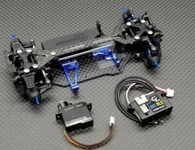 GL Racing GLA-V2.1 1/27 4WD Chassis w/ Servo &amp; ESC (Assembly Required) GLA-V2.1-001-KSET
