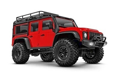 Traxxas 1/18 TRX4M W/ Land Rover Defender Body TRA97054-1-RED