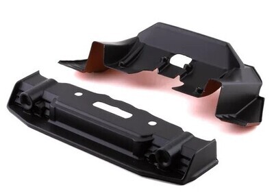 Arrma Felony 6S BLX Pre-Painted Splitter &amp; Diffuser (Black/Orange) ARA410010