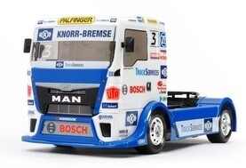 Tamiya Team Hahn Racing MAN TGS 1/14 4WD On-Road Semi Truck (TT-01) w/ HW 60A ESC TAM58632-60A