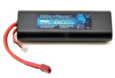 Reedy WolfPack Gen2 2S Hard Case LiPo Battery Pack 30C (7.4V/3300mAh) w/T-Style Connector ASC751