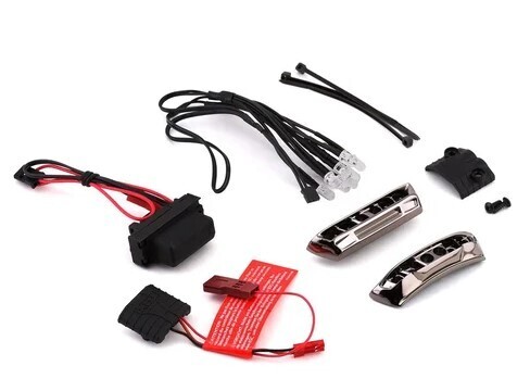 Traxxas Complete LED Light Kit (Red) (2) (1/16 E-Revo) TRA7185A