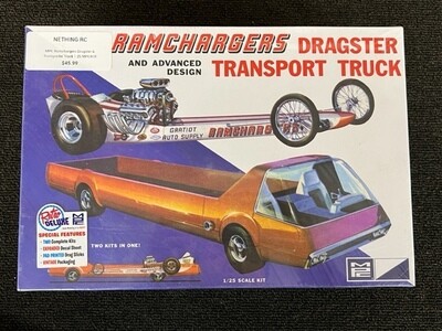 MPC Ramchargers Dragster &amp; Transporter Truck 1:25 MPC970