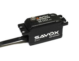 Savox SB-2263MG Black Edition High Speed Low Profile Brushless Metal Gear Servo SAVSB2263MG-BE