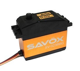 Savox SV-0236MG &quot;Super Torque&quot; Steel Gear Digital 1/5 Scale Servo (High Voltage) SAVSV0236MG