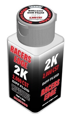 Racers Edge 2,000cSt 70ml 2.36oz Pure Silicone Diff Fluid RCE3300