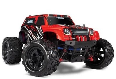 Traxxas LaTrax Teton 1/18 4WD RTR Monster Truck (Red) w/2.4GHz Radio, Battery &amp; AC Charger TRA76054-5-REDX