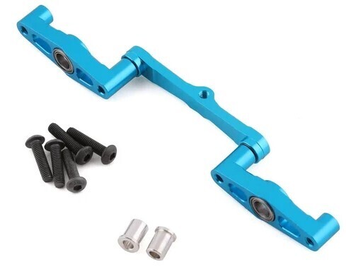 Yeah Racing Tamiya TT-02 TT-02B Aluminum Steering Rack (Blue) YEA-TT02-042BU