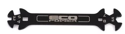 EcoPower Steel Turnbuckle Box Wrench (3.2, 4, 5, 5.5, 7 &amp; 8mm) ECP-3029