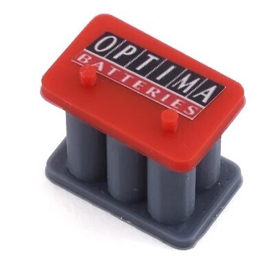 Exclusive RC Scale Battery (Red) ERC10-3018-R
