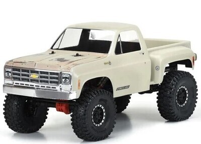 Pro-Line 1978 Chevy K-10 12.3&quot; Rock Crawler Body (Clear) w/Cab &amp; Bed PRO3522-00