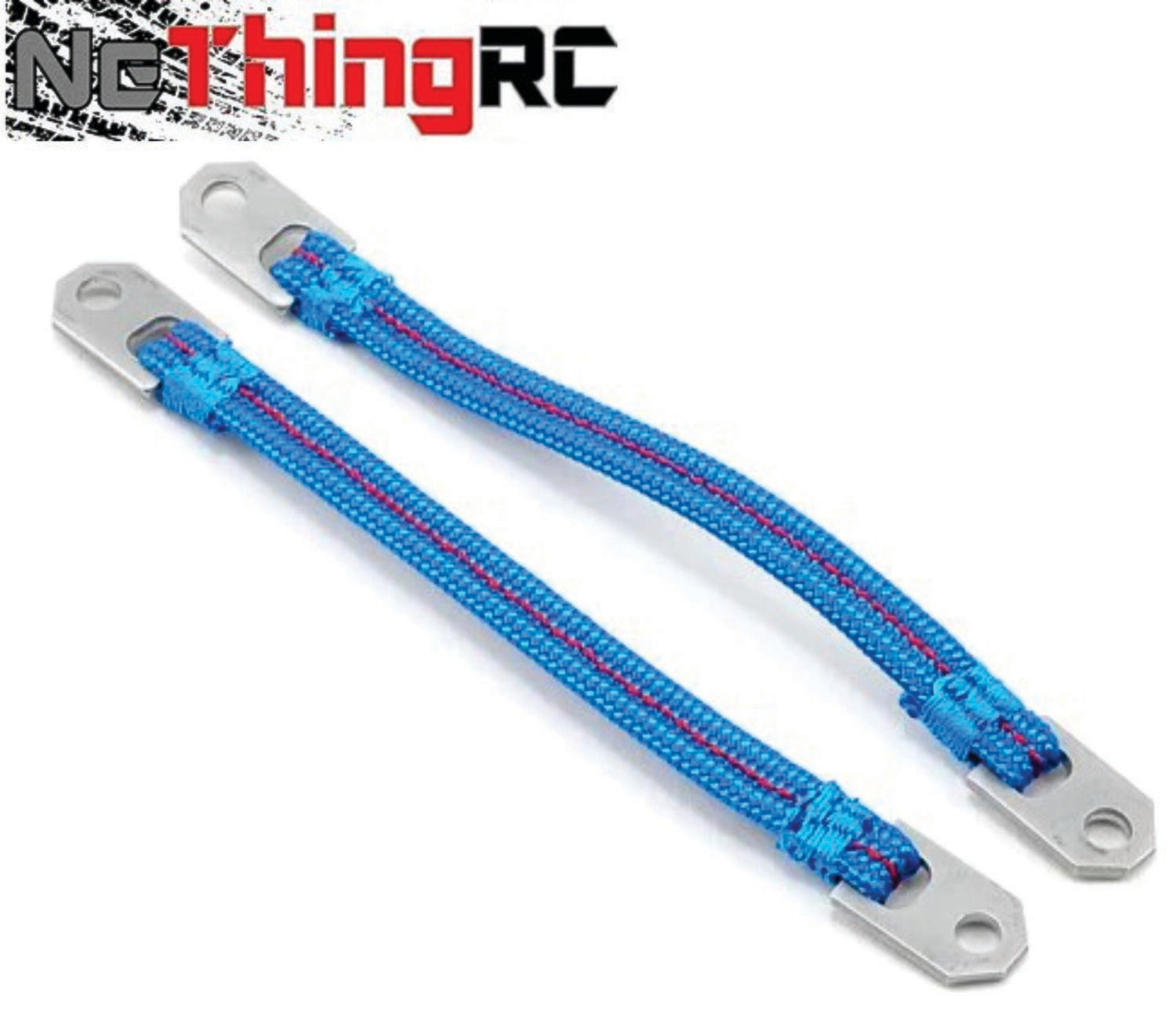 Vanquish Products SCX10 3 1/4&quot; Limiting Straps (2) (Blue) VPS07044