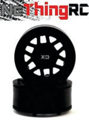 Incision KMC XD229 Machete 1.9 Plastic Beadlock Wheels (2) (Black) IRC00250