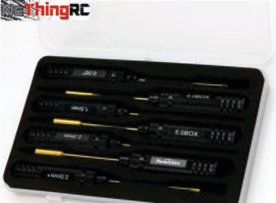 PowerHobby Tool Kit Hex &amp; Nut Drivers 4 / 5 / 6mm 0.05 1.5 2.0 For Traxxas TRX-4M SCX24 PHBTRX632