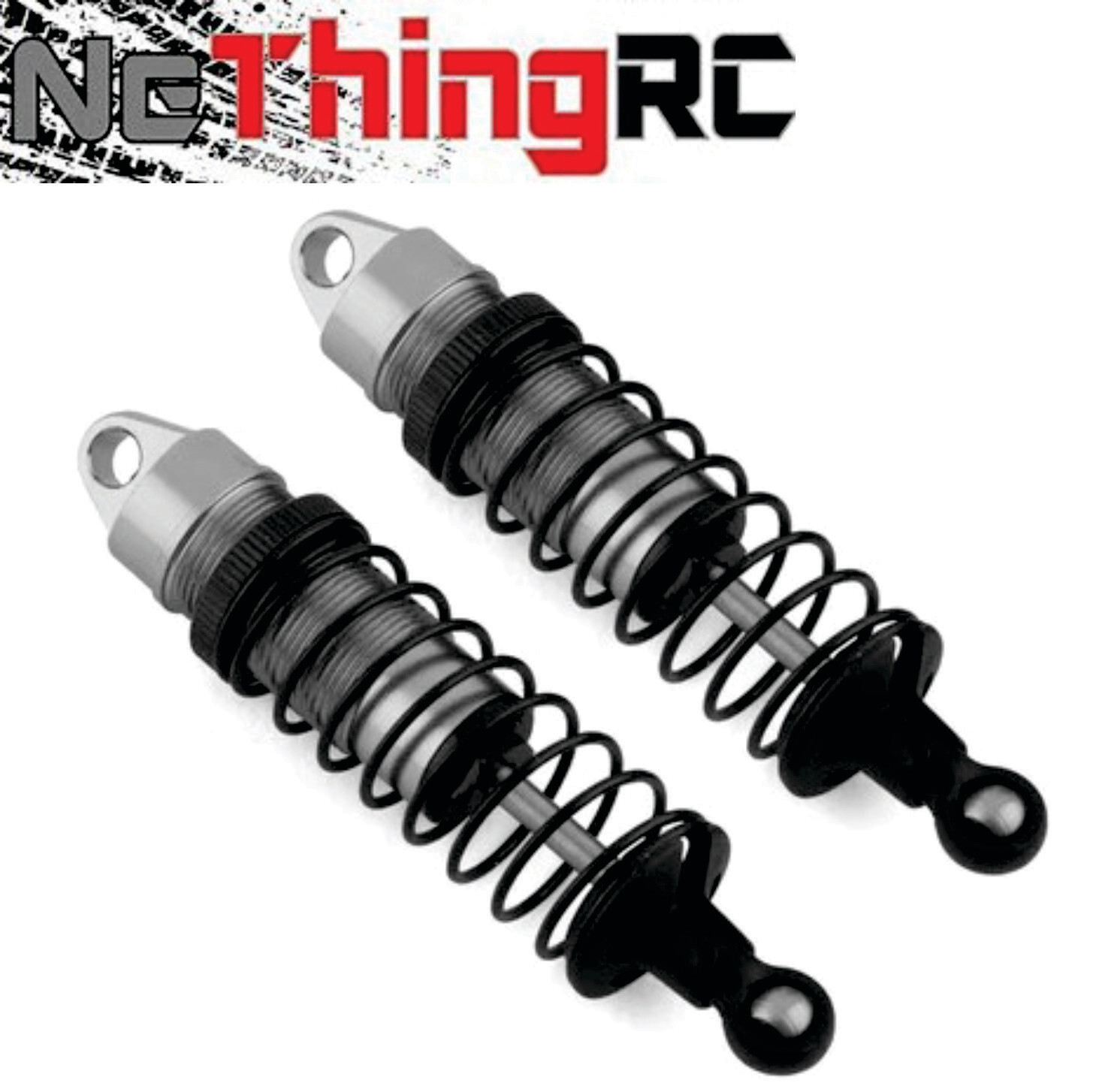 Losi Mini-T 2.0 Aluminum Front Shock Assembly (Silver) (2) LOS314004