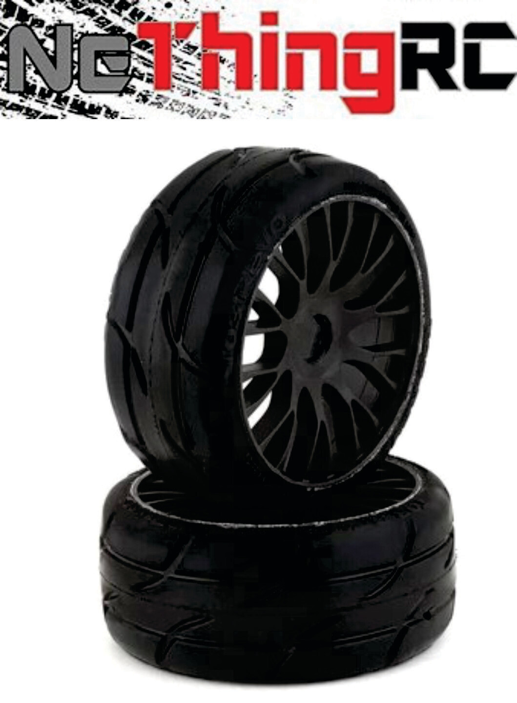 GRP Tyres GT - TO3 Revo Belted Pre-Mounted 1/8 Buggy Tires (Black) (2) (XM5) w/FLEX Wheel GRPGTX03-XM5