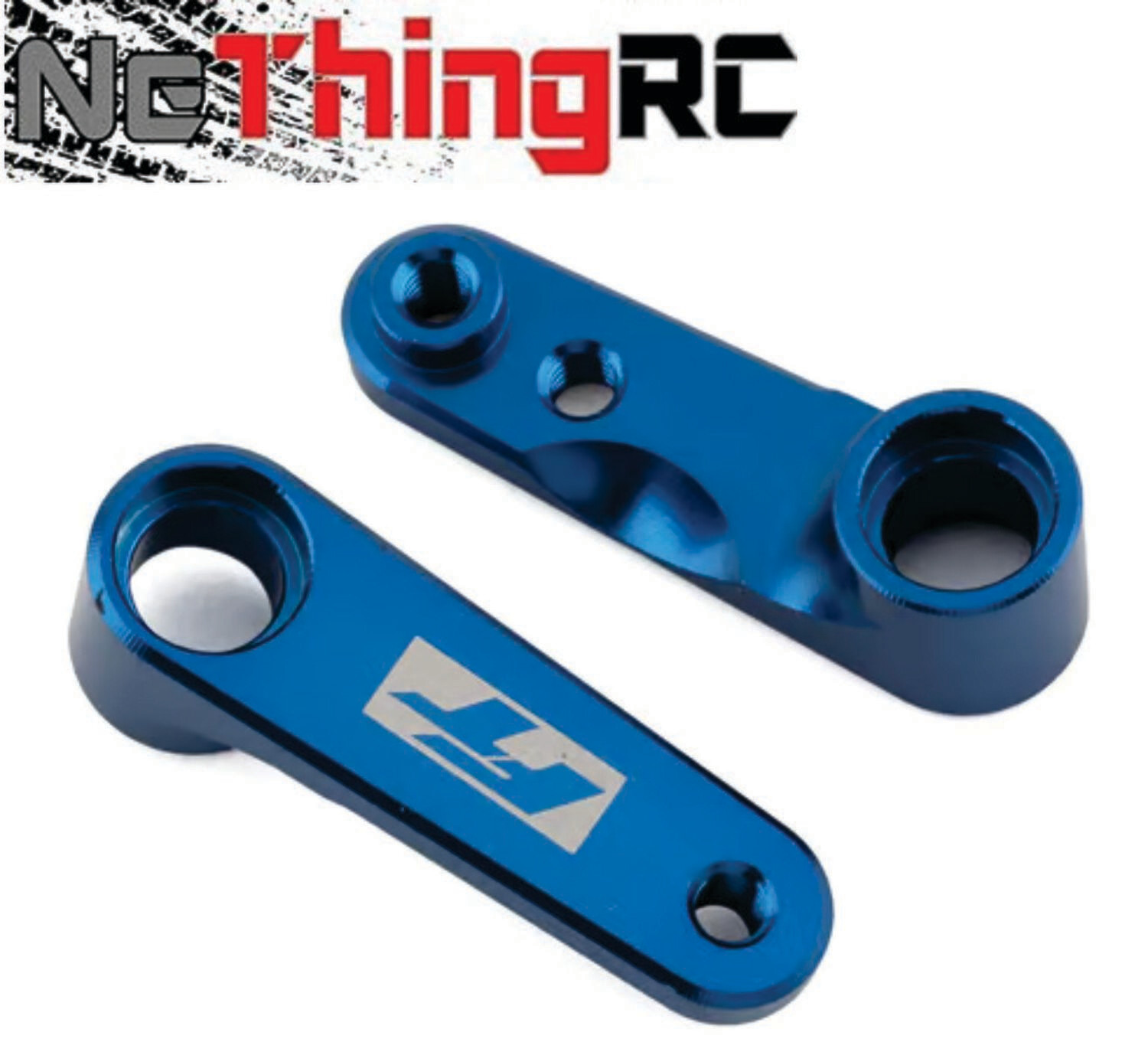 Team Associated RC10B6.4 Factory Team Steering Bell Cranks (Blue) ASC91983