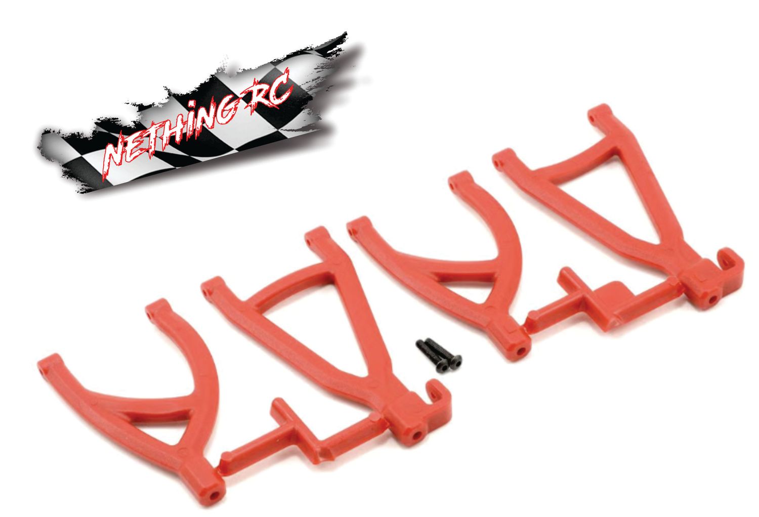 RPM Rear Upper/Lower A- Arms for Traxxas 1/16 E-Revo Red RPM80609