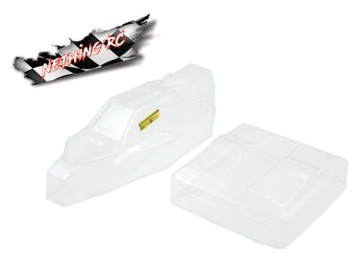 JConcepts B6/B6D &quot;F2&quot; Buggy Body w/6.5&quot; Aero Wing (Clear) JCO0315