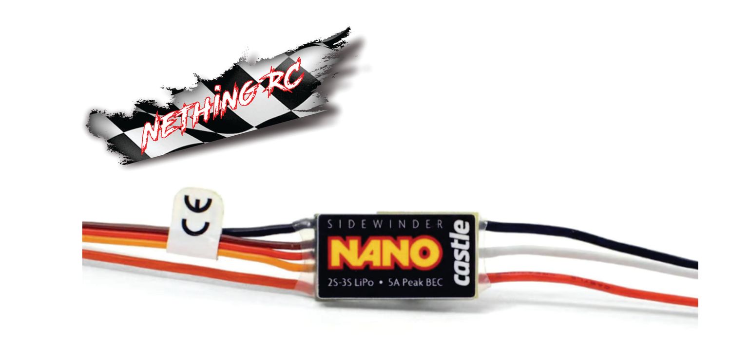 Castle Creations Sidewinder Nano Micro Brushless/Brushed ESC (12.6V) CSE010-0176-00