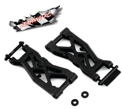 Team Associated RC10B74.2 Factory Team Carbon Front Suspension Arms (Gullwing) ASC92328
