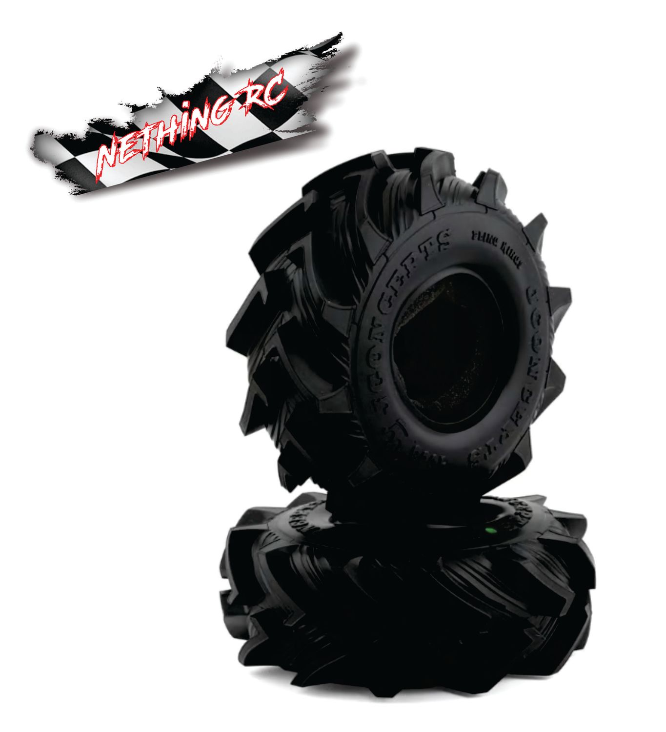 JConcepts Fling King 1.9&quot; Rock Crawler Tires (2) (Green) JCO400802