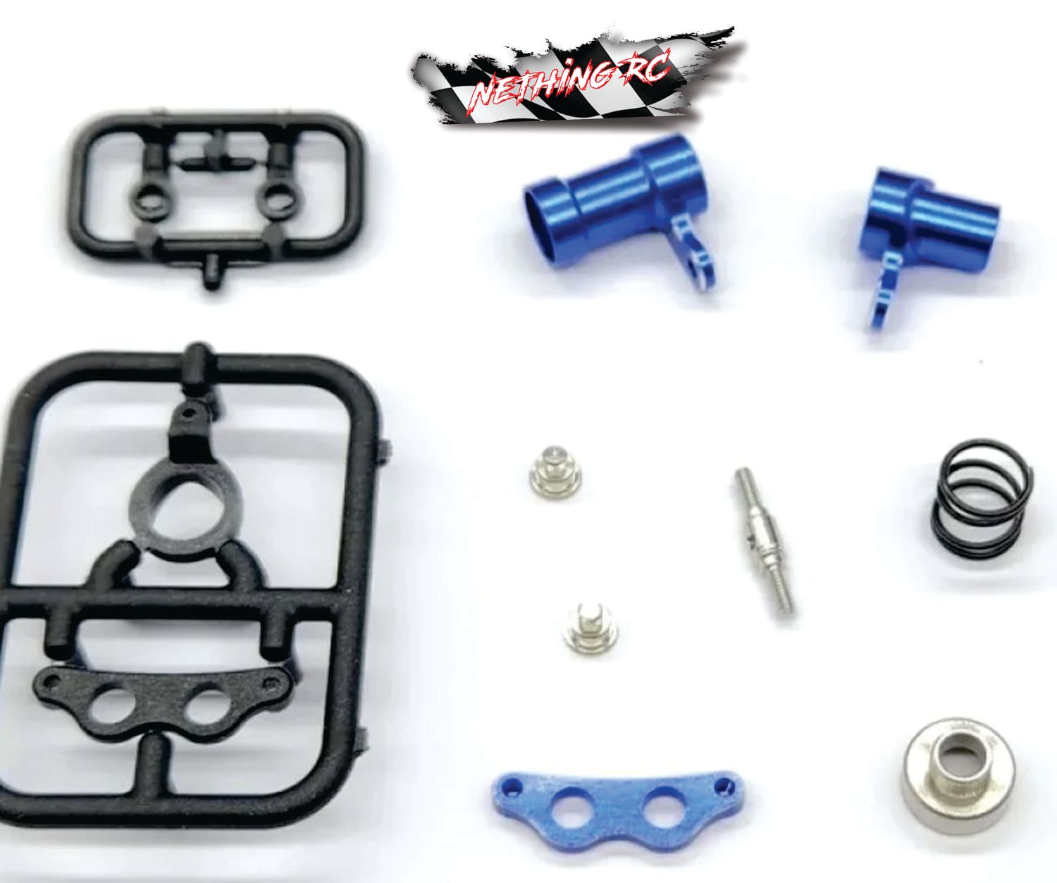 GL Racing GL-GTR 7075-T6 Aluminum Dual-Crank Steering &amp; Servo Saver Set GL-GTR-OP-004