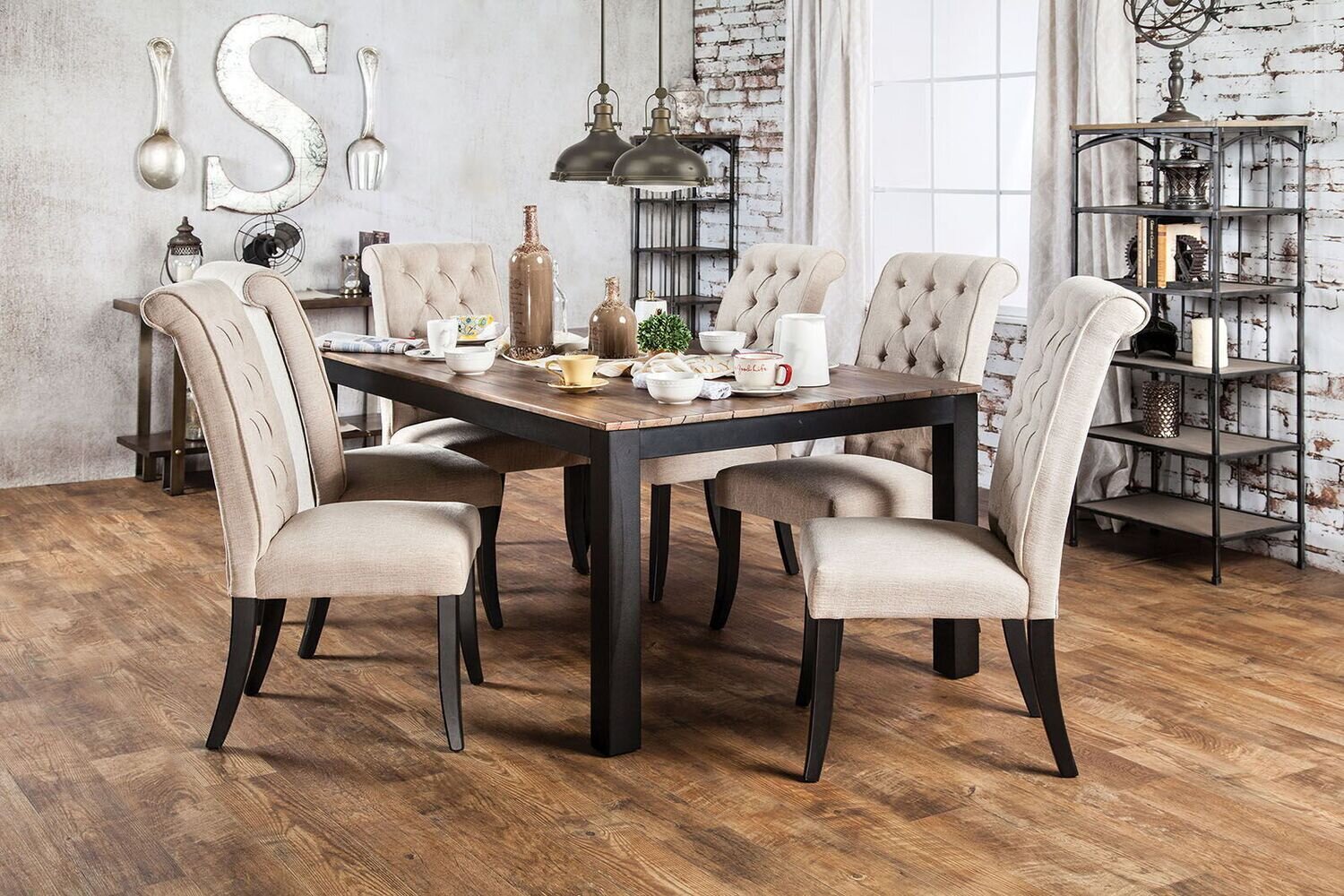 Marshall Dining Table Rustic Oak