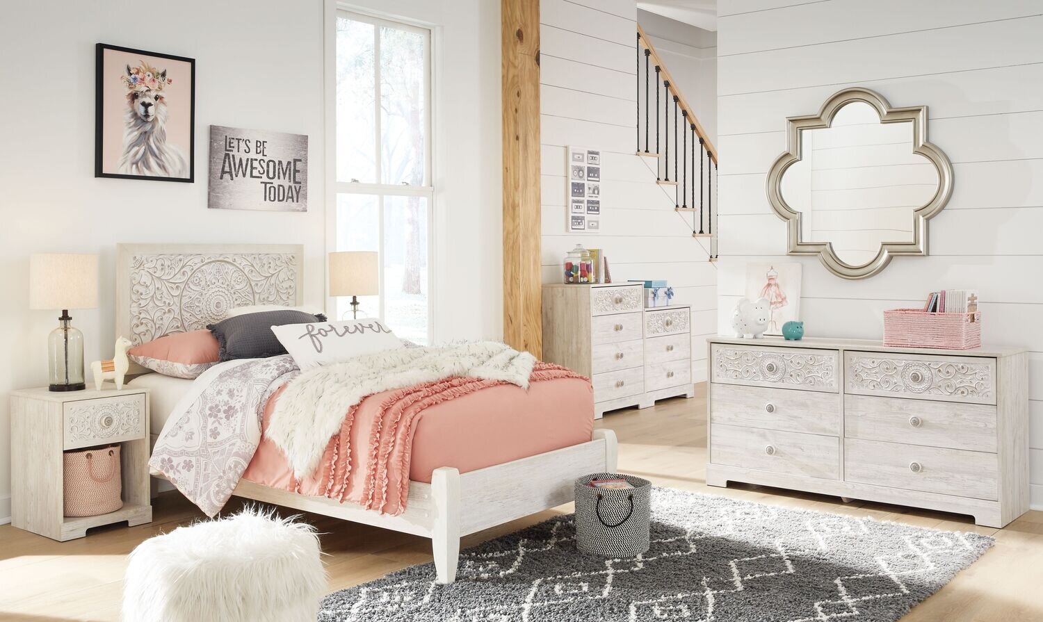 Paxberry whitewash dresser deals